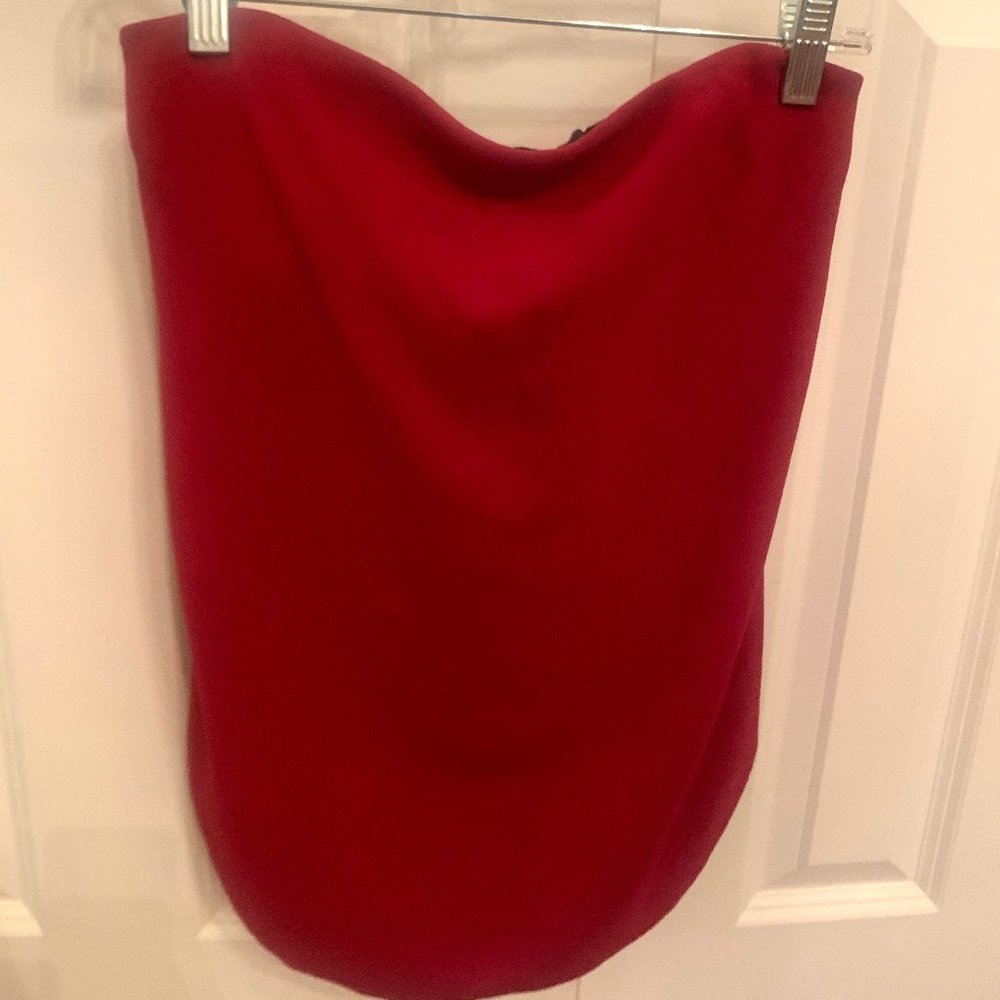 Theory Apple Red Strapless Top Size 0 - Never worn